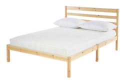 HOME Kaycie Double Bed Frame - Pine.